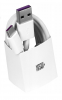 ORYGINALNY  Kabel Huawei HL-1289 HL1289 AP71 USB-C 3.1 5A SUPER CHARGE 1m. biały